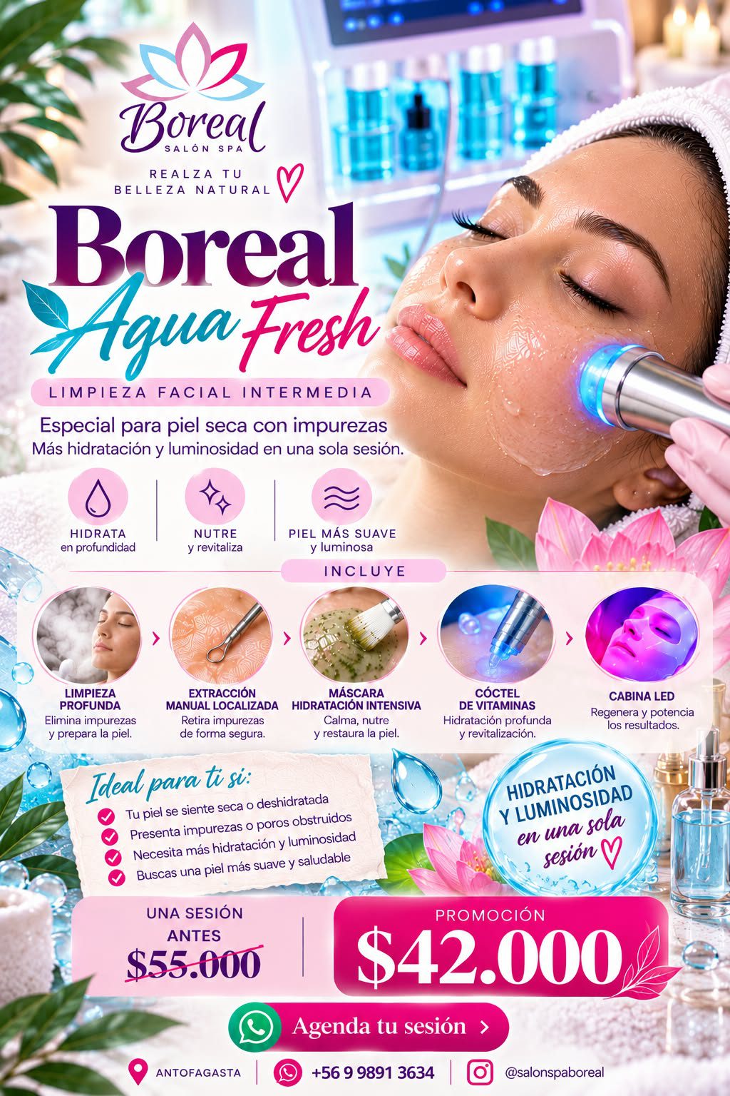 Boreal Aqua Fresh - Promocion Tratamientos Faciales