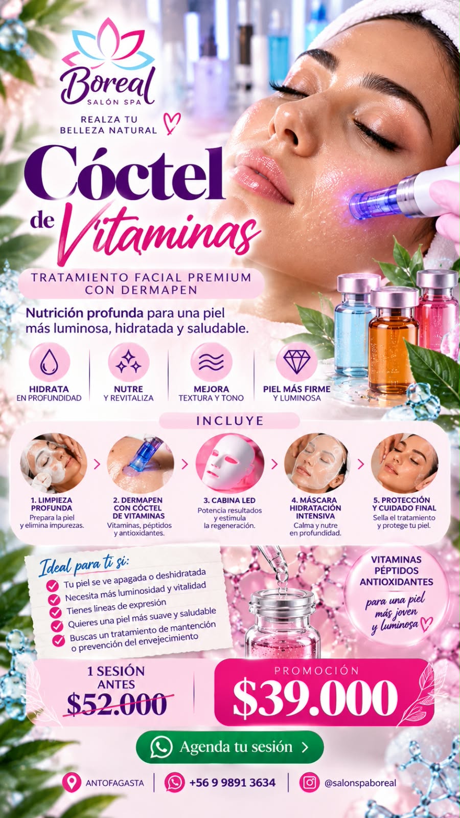 Coctel de Vitaminas - Promocion Tratamientos Especializados