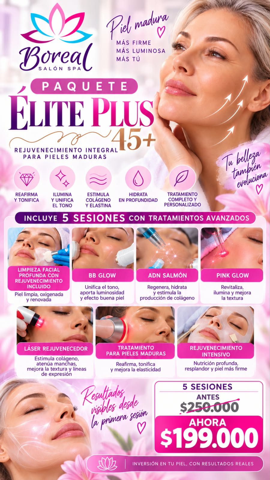 Elite Plus 45+ Pack Tratamientos Estéticos
